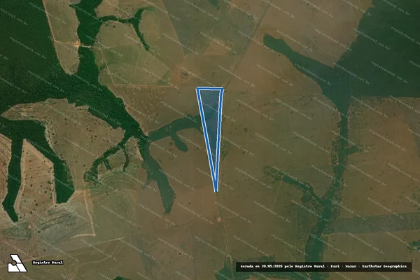 Imagem de satélite de Fazenda Portelândia em Arenápolis - MT