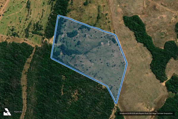 Imagem de satélite de FAZENDA MATINHA E SOLEDADE - Parte 7 em Ipameri - GO