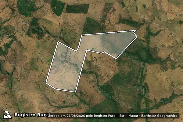 Imagem de satélite de LOTE n.°07 E PARTE DO LOTE n.°06, DO LOTEAMENTO LAGÊDO - Quinhão 01-Nilson em Guaraí - TO