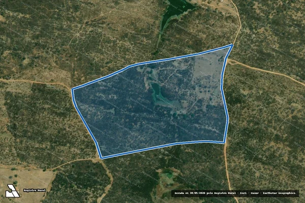 Imagem de satélite de Terra Vermelha - PARTE 1 em Cajazeirinhas - PB