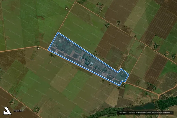 Imagem de satélite de NUCLEO URBANO PRINCIAPL PDS KENO / Única