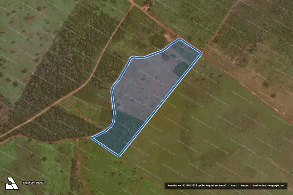 Imagem de satélite de P.A CENTRO DA MATA - LOTE 14 - Parte 3 em Conceição do Araguaia - PA