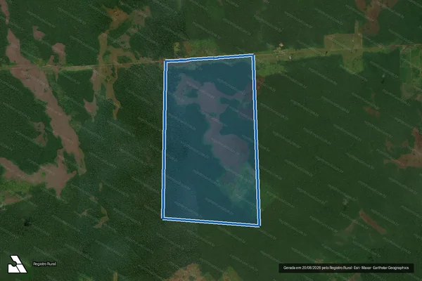 Imagem de satélite de FAZENDA F. ALANDA – GLEBA TRÊS IRMÃOS / Parte 1