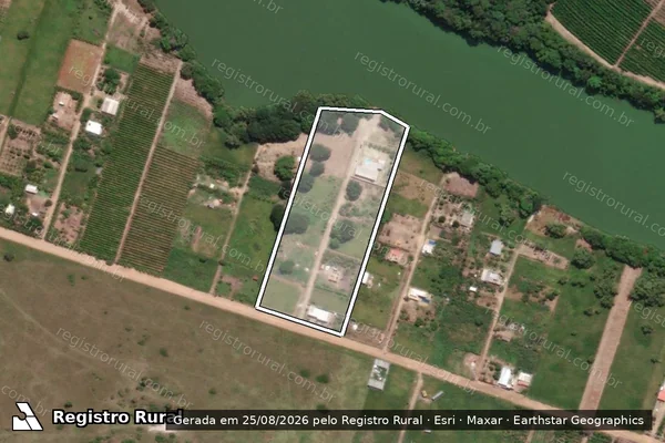 Imagem de satélite de FAZENDA SOSSEGO / Gleba A - G15 em Linhares - ES