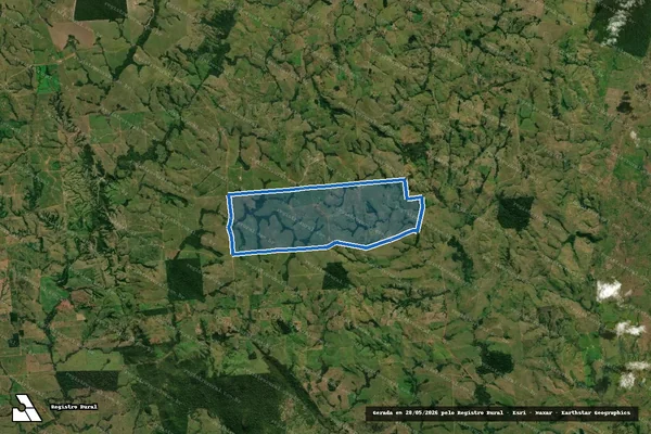 Imagem de satélite de FAZENDA RANCHO GRANDE - GLEBA-01 em Araputanga - MT
