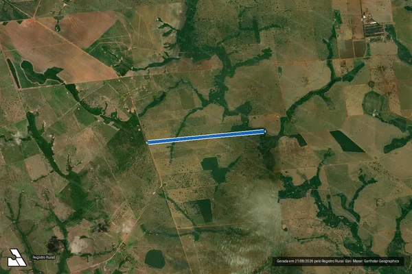 Imagem de satélite de Sítio Santo Expedito II - Parcela 1 em Figueirópolis D'Oeste - MT