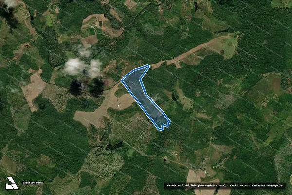 Imagem de satélite de Fazenda São José - GLEBA B em Una - BA
