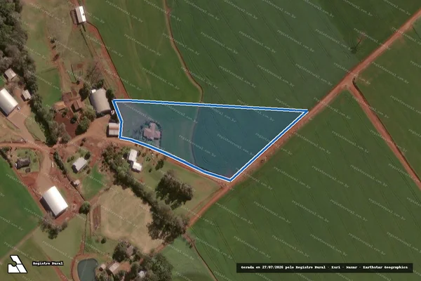Imagem de satélite de Agropecuária Missio - 3M - I - Agropecuária ? 3M ? IIB em Espumoso - RS