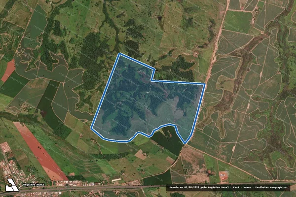 Imagem de satélite de FAZENDA ELISAMA - Parte 3 em General Salgado - SP