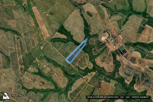 Imagem de satélite de FAZENDA SANTA LEOPOLDINA I Matr. 56.427 - PARTE 1 em Clementina - SP