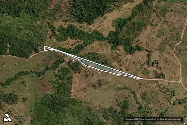 Imagem de satélite de FAZENDA BELO HORIZONTE ll - Parte 2 em Água Azul do Norte - PA