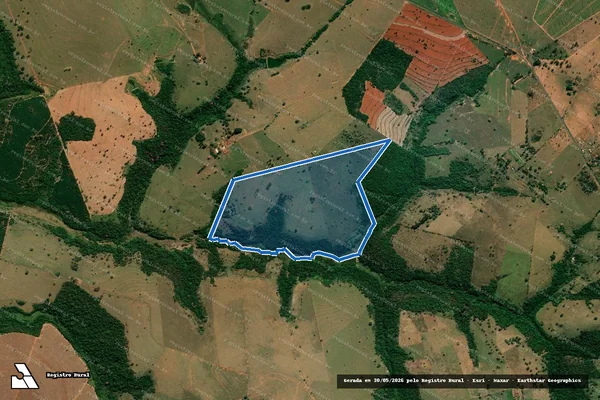 Imagem de satélite de FAZENDA VERA CRUZ  - Parte 1 em Bauru - SP