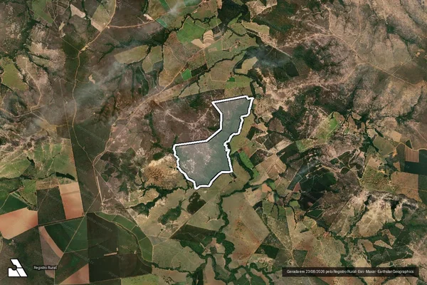 Imagem de satélite de Fazenda Grotão - PARTE 1 em Pompéu - MG