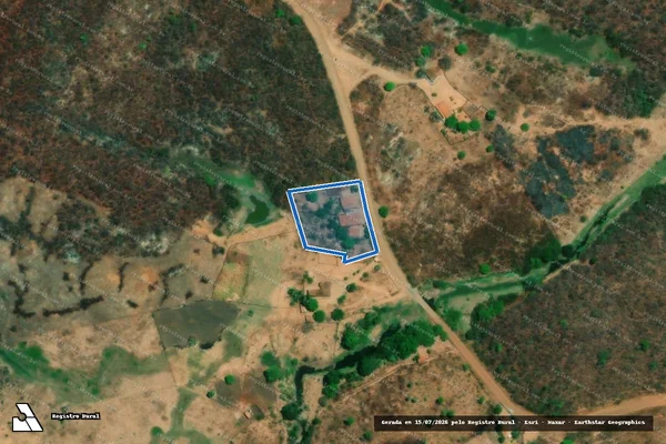 Imagem de satélite de SÍTIO GUARIBAS ? LOTE 0521 - Parte 1 em Várzea Alegre - CE
