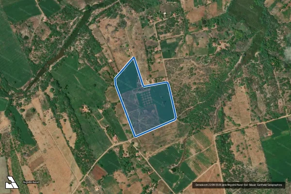 Imagem de satélite de FAZENDA MERGULHÃO em Paulo Afonso - BA