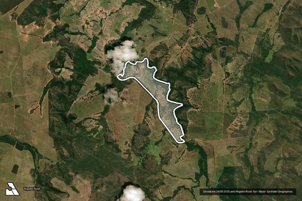 Imagem de satélite de FAZENDA CACHOEIRA em Rio Negro - MS