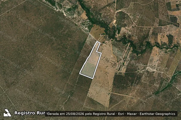Imagem de satélite de FAZENDA BOM JARDIM DA PRATA - Parte 2 em São Francisco - MG