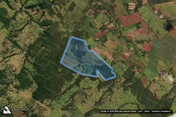 Imagem de satélite de FAZENDA CÓRREGO DO BARREIRO e SANTO ANTÔNIO - FAZENDA CÓRREGO DO BARREIRO E SANTO ANTÔNIO em Inhumas - GO
