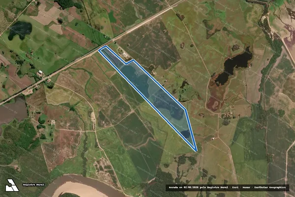 Imagem de satélite de Fazenda Cristal ? Área 1 - Fazenda Cristal ? Área 1 em Cristal - RS