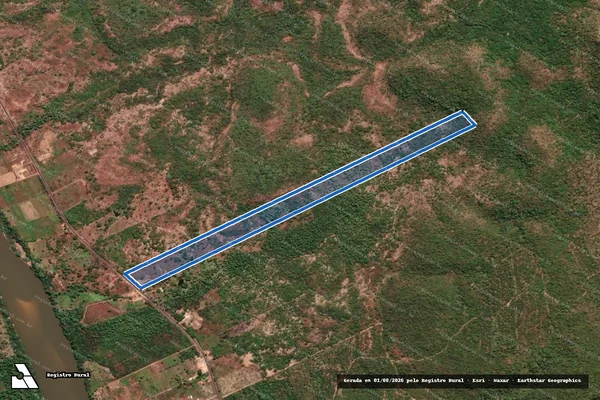 Imagem de satélite de CASTELO_GLEBA A - LOTE_29A em Palmeirais - PI