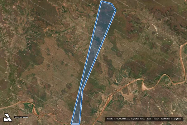 Imagem de satélite de Fazenda Juá em Gilbués - PI
