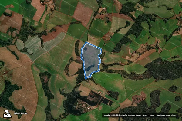 Imagem de satélite de FAZENDA ARVOREDO ZUGMANN - Parte 3 em São Domingos - SC