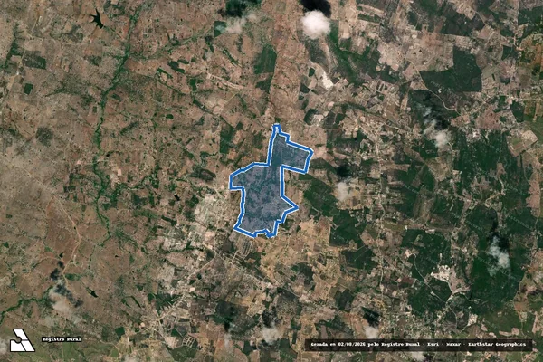 Imagem de satélite de Fazenda Sítio - Parte 1 em Santanópolis - BA