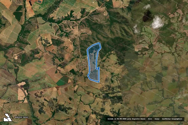 Imagem de satélite de FAZENDA LAVRINHA DE SÃO SEBASTIÃO - GLEBA 01 em Goianésia - GO