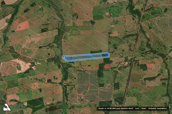 Imagem de satélite de SÍTIO SANTA RITA - Parte I em Álvares Florence - SP