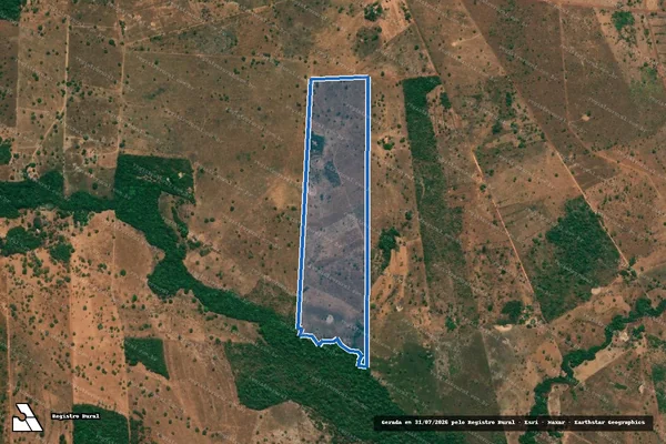 Imagem de satélite de Lote 30 PA 25 DE MARÇO - Lote 30 PA 25 DE MARÇO em Divinópolis do Tocantins - TO