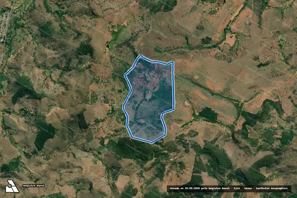Imagem de satélite de Sítio Areia Preta - Parte 1 em Dom Cavati - MG
