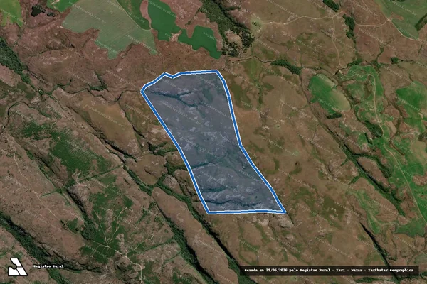 Imagem de satélite de Fazenda Taquara - FAZENDA TAQUARA em Tibagi - PR