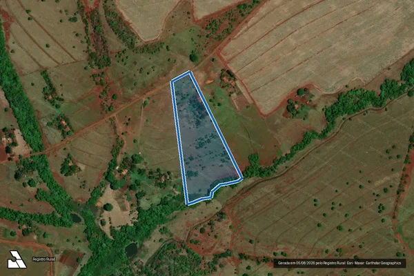 Imagem de satélite de FAZENDA ÁGUA VERMELHA - 16.641-B em Iturama - MG