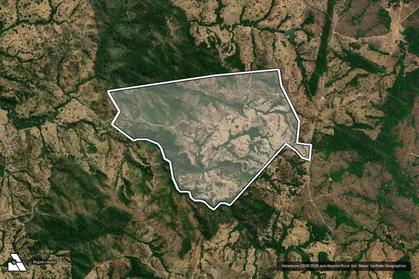 Imagem de satélite de FAZENDA TROPICAL - 001 em Goiás - GO
