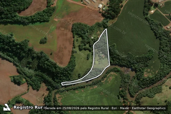 Imagem de satélite de IMOVEL ROSALINO RIBEIRO DA SILVA, PARTE DO LOTE 76 DO NUCLEO PATO BRANCO - Parte 5 em Pato Branco - PR