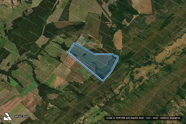 Imagem de satélite de FAZENDA AVAIANDAVA I  ?A? e ?B? - PARTE 11750 ?B? em Alto Paraguai - MT