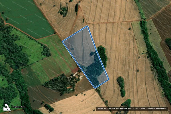 Imagem de satélite de FAZENDA BELA VISTA - GLEBA-G em Uberaba - MG