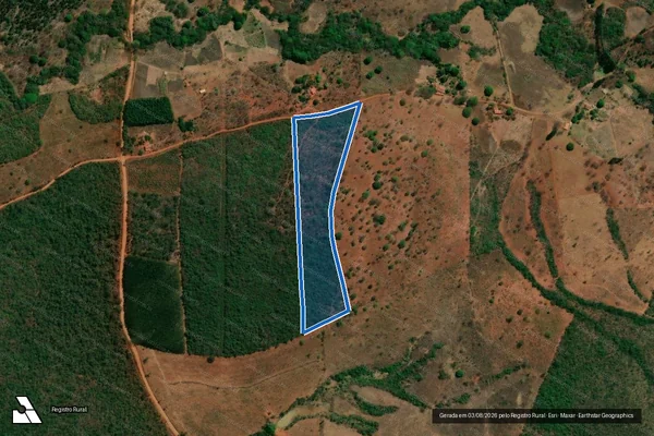 Imagem de satélite de QUEBRA PÉ ? ÁREA REMANESCENTE PARTE 2 - Parte 2 em Diamantina - MG