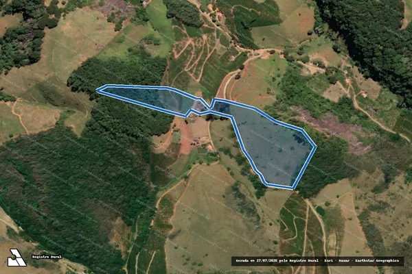 Imagem de satélite de SANTO ANTONIO - Parte 1 em Conceição do Castelo - ES