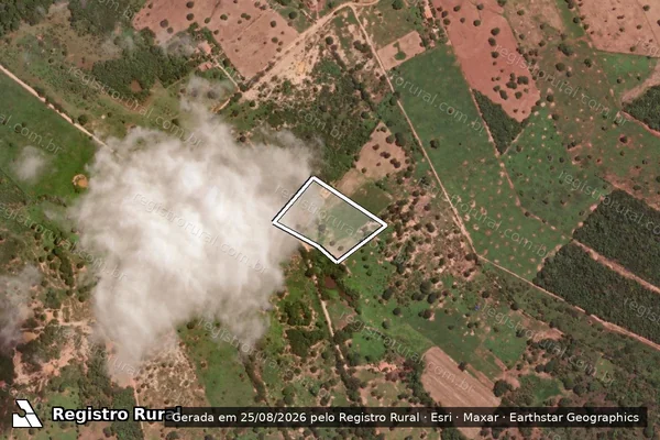 Imagem de satélite de FAZENDA MORRO - Parte 6 em São Francisco - MG