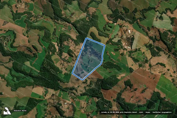 Imagem de satélite de Imóvel Chopim - Parte 1 em Honório Serpa - PR