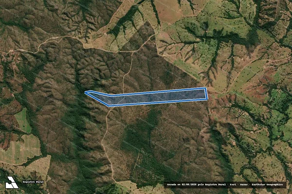 Imagem de satélite de FAZENDA AGROFLORESTAL PEDRA LISA II - Parte 1 em Ipameri - GO
