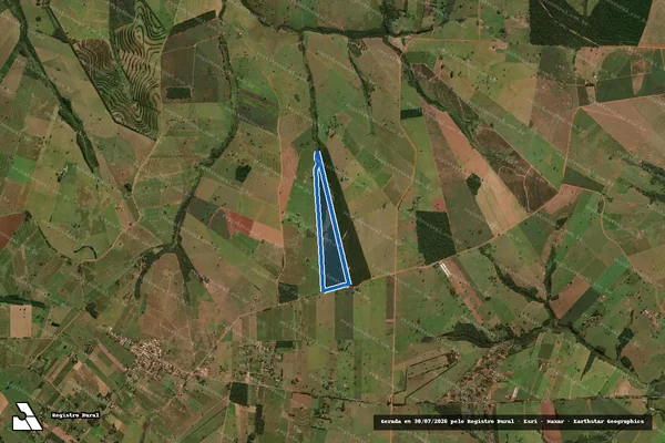 Imagem de satélite de Lote rural nº 11, da Gleba ESMERALDA - Lote nº 11 em Xambrê - PR