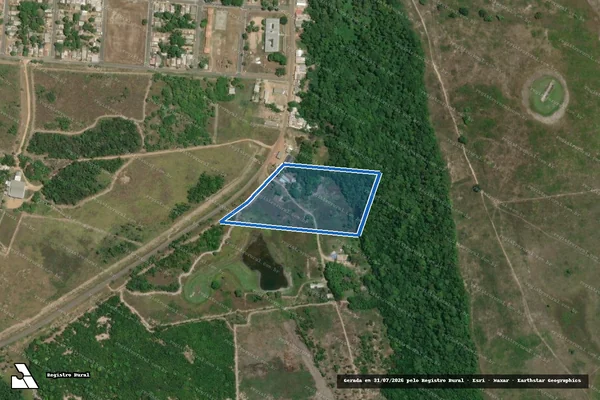 Imagem de satélite de LOTE 30 - PARTE 2 em Cantá - RR