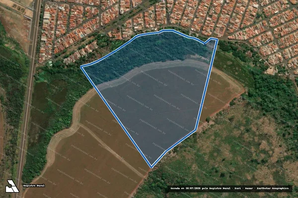 Imagem de satélite de FAZENDA VASSOURAL II GLEBA A 2 em Pontal - SP