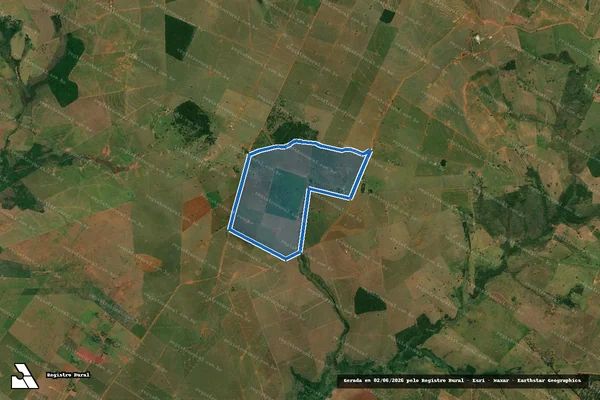 Imagem de satélite de FAZENDA SANTA IRACEMA - 001 em Presidente Venceslau - SP