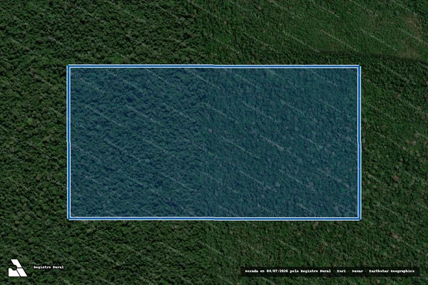 Imagem de satélite de LOTE 09 – GLEBA 09 – SETOR EVANDRO DA CUNHA – GLEBA SAMAÚMA em Guajará-Mirim - RO
