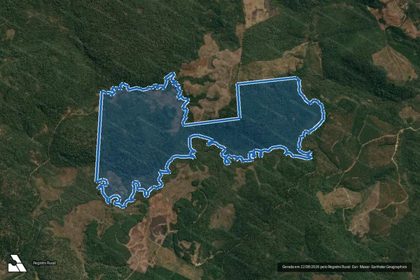 Imagem de satélite de IMOVEL POTINGA - Matrícula 5.988 em Inácio Martins - PR