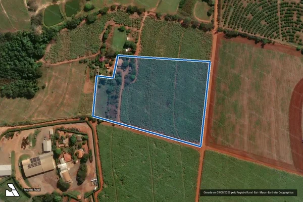 Imagem de satélite de Sitio Palmeiras em Mogi Mirim - SP