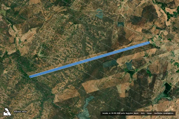 Imagem de satélite de SITIO GUARANI ? LOTE 3113 - Parte 1 em Várzea Alegre - CE